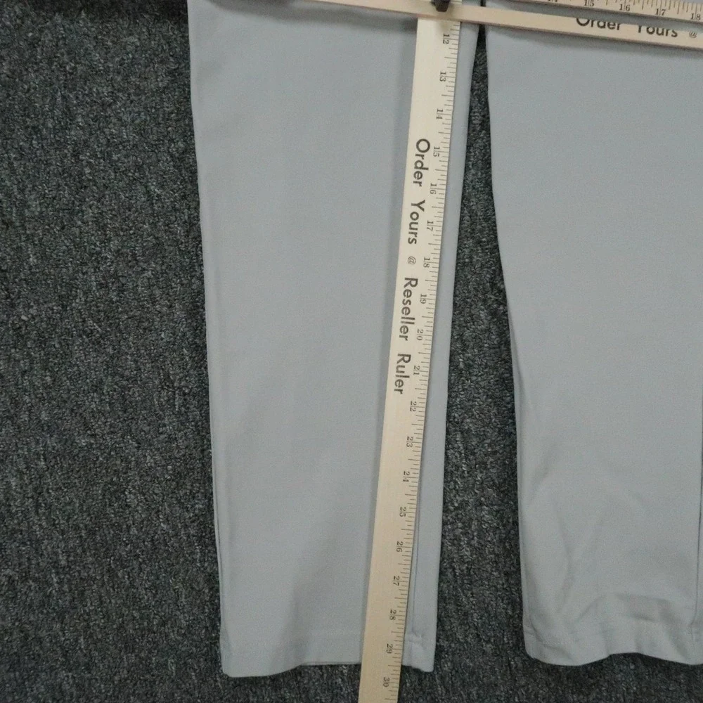 BYLT Basics Pants Mens 33x29 Gray Everyday Straight Zip Pocket Stretch Golf